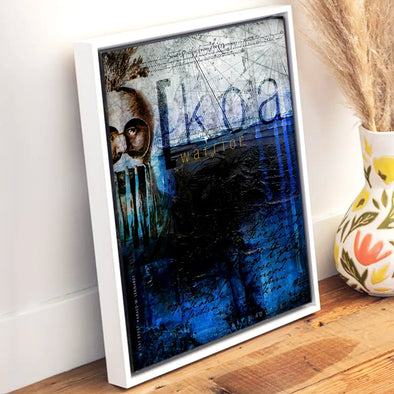 KE037 - Canvas Wrap in Floater Frame