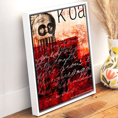 KE040 - Canvas Wrap in Floater Frame