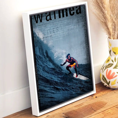 KE096 - Canvas Wrap in Floater Frame